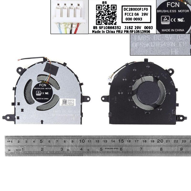 Ventilador Para Portátil Lenovo 15 Are Iil 2020 Air 15itl Are Acl 2021,Oem