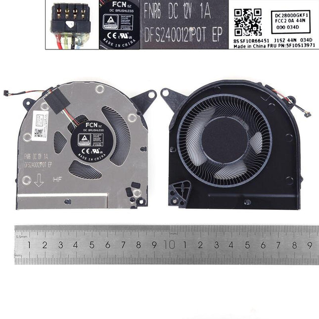 Ventilador Para Portátil Lenovo R9000x S7 15ach6 S7 15imh05 2021 12vgpu,Org