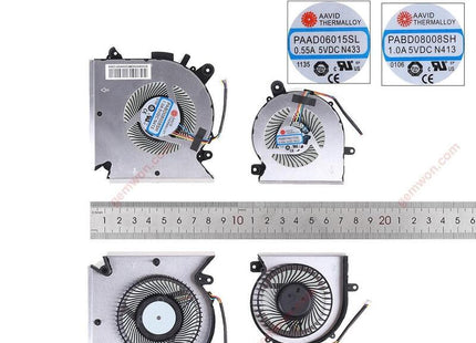 Ventilador Para Portátil Msi Gf63 Gf65 Ms 16r1 R3 R5 Wf65 L+R Oem