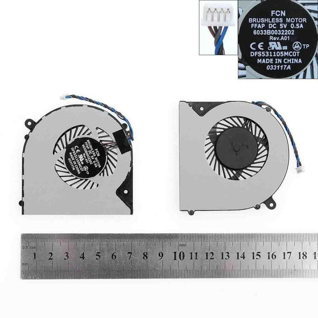 Ventilador Para Portátil Toshiba Satellite L950 L950d L955 L955d() Dfs531105mc0t