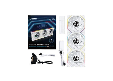 Ventilador  Pc 120x120 Lian Li Unifantl-Lcd Wireless White R
