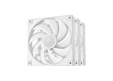 Ventilador  Pc Deepcool Fd14 Wh 140x140x25 Blanco, Paquete De 3, 140 Mm R-Fd14-Whnpn3-G