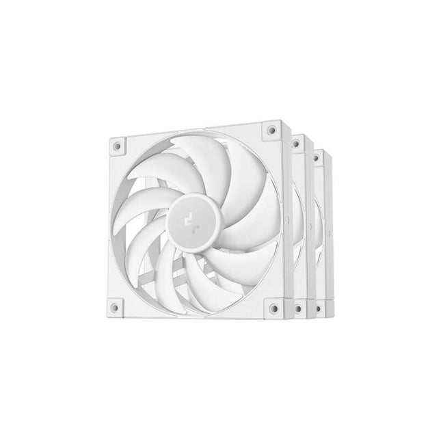 Ventilador  Pc Deepcool Fd14 Wh 140x140x25 Blanco, Paquete De 3, 140 Mm R-Fd14-Whnpn3-G