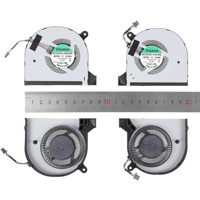 Ventiladores Cpu + Gpu Para Portátil Acer Nitro V17 Vn7 793g V15 Vn7 593g