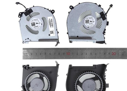 Ventiladores Cpu + Gpu Para Portátil Hp 15 Dh Tpn C143