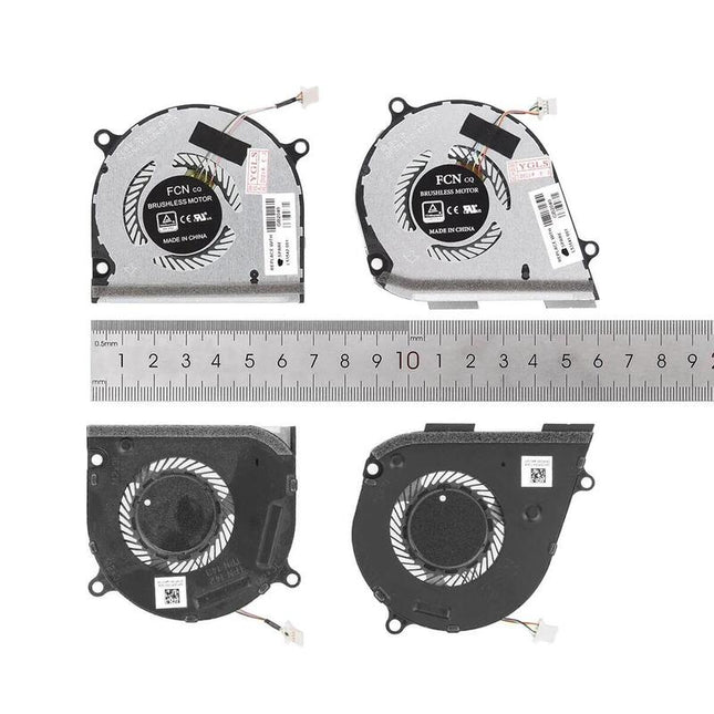 Ventiladores Cpu + Gpu Para Portátil Hp Envy X360 15 Ds 15 Dr