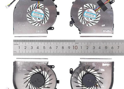 Ventiladores Cpu + Gpu Para Portátil Msi Ge62vr Ge72vr 4 Pines Versión 2
