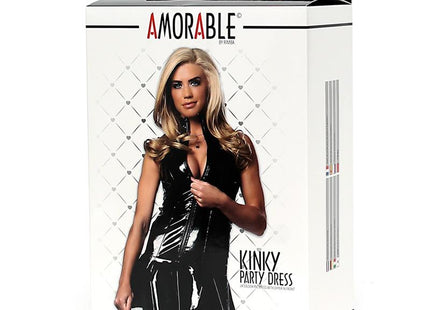 Vestido De Látex Con Cremallera Talla (Interno):S