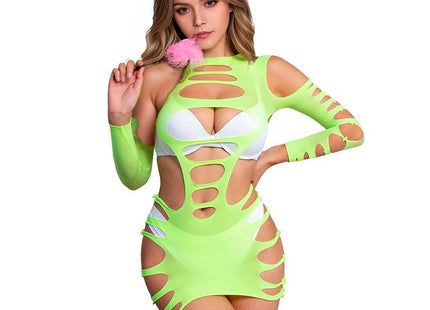 Willow Vestido Hollow-Out Amarillo Talla Única