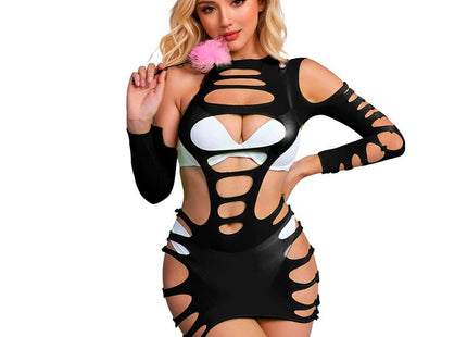 Willow Vestido Hollow-Out Negro Talla Única