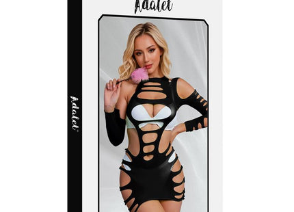 Willow Vestido Hollow-Out Negro Talla Única