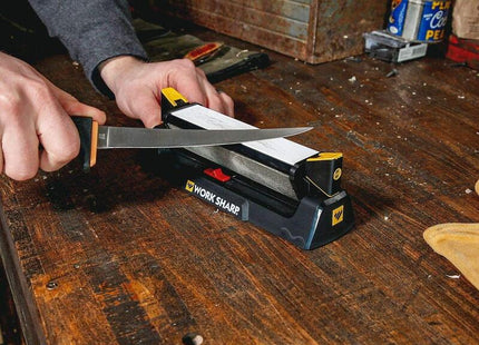 Work Sharp Benchtop Bench Stone 09dx163 - Sistema De Afilado De Placas De Diamante Y Piedra De Cerámica, 540 G, 30 Cm