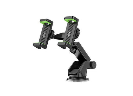 Xo Soporte Universal Para Telefonos - Apertura Mandril De 60-90mm - Ventosa De Agarre Fuerte - Dimensiones De 190x170x75mm - Peso De 180gr - Compatible Con Telefonos De 5 A 69" - Color Negro